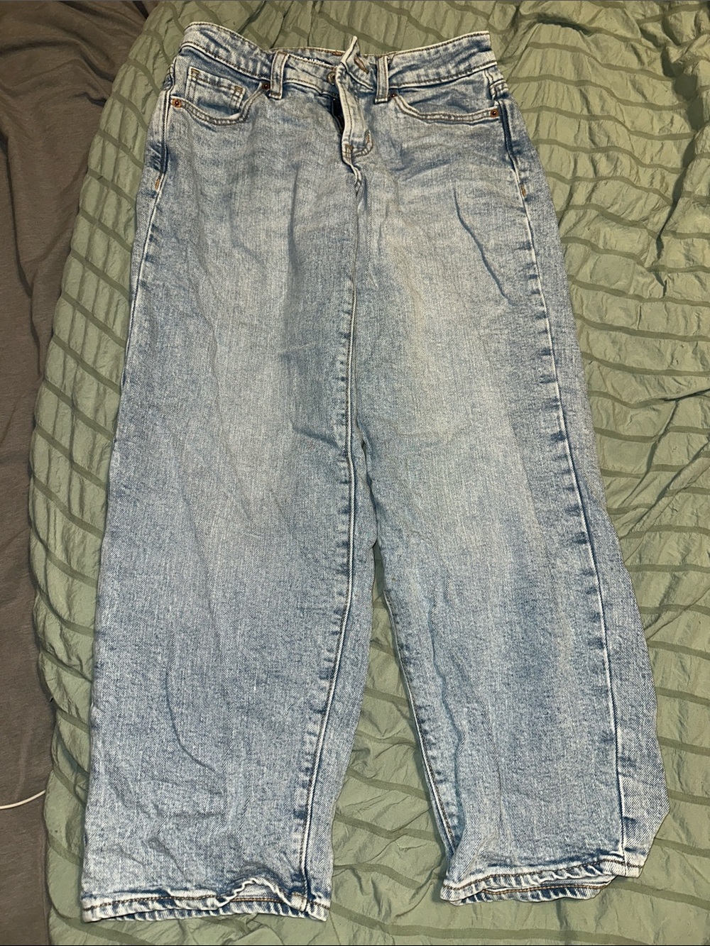 Old Navy high rise og loose Light Blue Wide Leg Jeans